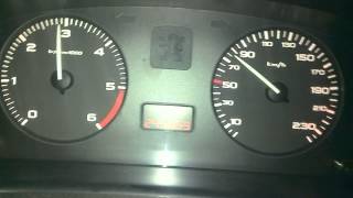 Peugeot 406 20 hdi chipped acceleration 0100 [upl. by Bierman]