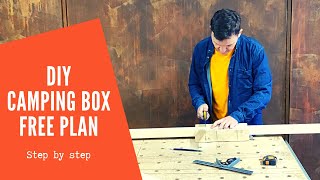 DIY Camping Box in 10 Steps Convert Your Car  Free Plan [upl. by Celestine]