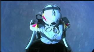 Skydive from Space at Mach 124  Best Moments of Red Bull Stratos  Felix Baumgartner [upl. by Breskin]