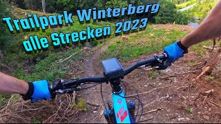 EMTB  Trailpark Winterberg  Alle Strecken 2023 [upl. by Ruthven]