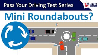 Mini Roundabouts Driving Lesson UK  Pass your Driving Test Series [upl. by Garlan490]