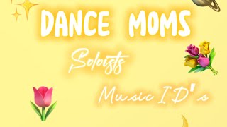 DANCE MOMS SONG IDS  FOR ROBLOX  SOLO EDITION  WORKING 20222023 [upl. by Cohl639]