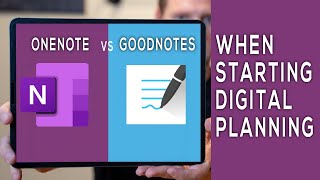 GoodNotes vs OneNote  Digital Planners for iPad [upl. by Koziarz]