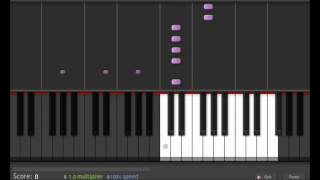 Beautiful Piano Song Synthesia  Cold by Jorge Méndez [upl. by Rednazxela908]