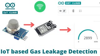 IoT based gas leakage detection using Arduino IoT cloud Arduino  Arduino IoT cloud project iot [upl. by Anetsirhc]