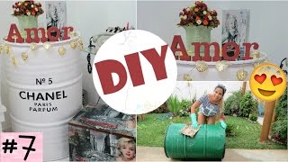 DIY TAMBOR DA CHANEL  Decor TaiNoVEDA7 [upl. by Alemat]