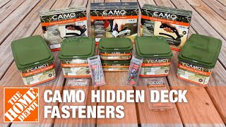 Camo Hidden Deck Fasteners  The Home Depot [upl. by Tj]