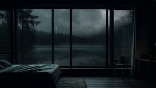 Natural Sounds for Good Sleep on Rainy Days  Gentle Relaxation And Meditation With Heavy Rain [upl. by Enaile]