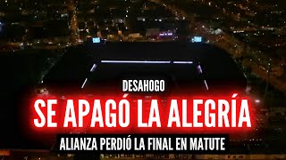 LA U CAMPEONÓ EN MATUTE 🏆 ALIANZA APAGÓ LAS LUCES 💡VARIOS DEBEN IRSE [upl. by Aran]