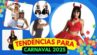 TENDÊNCIA PARA O CARNAVAL 2025 Top Fantasias Feminina Adulta Para Festa de Carnaval e Bloquinhos [upl. by Ecirehs]