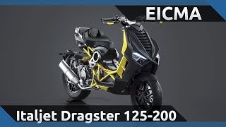 2019 Italjet Dragster 125  200  EICMA 2018 [upl. by Hollingsworth]