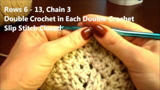 How to Crochet a Hat [upl. by Enoed]