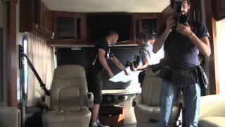 INSIDE THE RICHIE PORTES MOTORHOME AT GIRO DITALIA 2015 [upl. by Thomasina885]