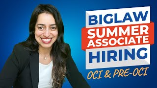 How to Get a Big Law Summer Associate Job PreOCI and OCI [upl. by Gussi]