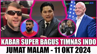 TROBOSAN SENSASIONAL RESMI ERICK THOHIR 8 BERITA TIMNAS HARI INI🥉11102024👉🏿Kabar Timnas [upl. by Windy461]