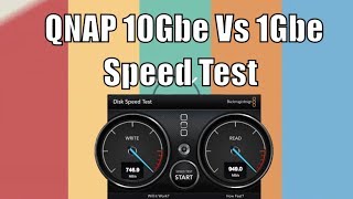 QNAP 10Gbe Vs 1Gbe Speed Test with the QXG10G1T and TS251B NAS [upl. by Yesnel]