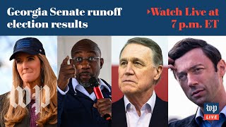 Analysis and results from Georgia Senate runoff elections  15 FULL LIVE STREAM [upl. by Rupert]