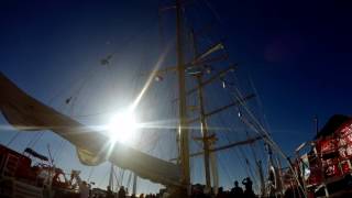 Sail Away Star Clipper Raising the Sails [upl. by Azilef668]