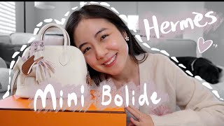 Hermes Mini Bolide 我最愛的愛馬仕迷你包💗太仙的配色了！帶上身一秒變仙女🤣 [upl. by Brett803]