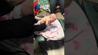 Adeline’s First Chiropractic Adjustment at Van Every in Royal Oak MI [upl. by Crescint]