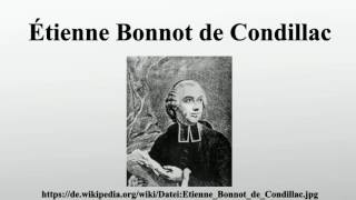 Étienne Bonnot de Condillac [upl. by Yrakcaz]