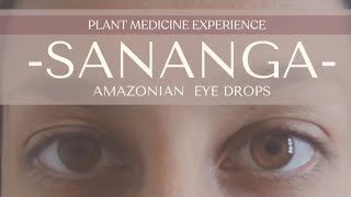 Plant Medicine Experience Sananga Amazonian Eye Drops [upl. by Tterrab]