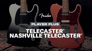 Exploring the Player Plus Telecaster Models  Fender [upl. by Grevera]