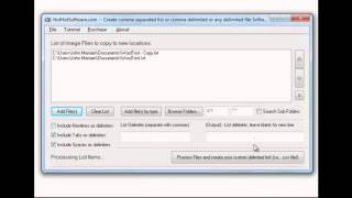 How to Create comma separated list or comma delimited or any delimited file [upl. by Larred]