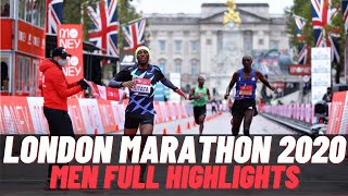 Virgin Money London marathon 2020  Men Full Highlights [upl. by Ainadi]