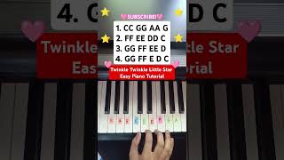 Twinkle Twinkle Little Star  Piano Tutorial [upl. by Alakam]