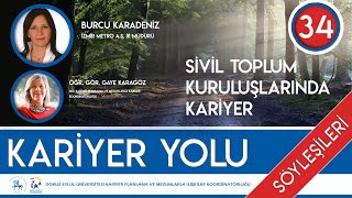 KARİYER YOLU BÖLÜM 34  Sivil Toplum Kuruluşlarında Kariyer [upl. by Kimberli]