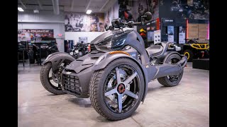 2024 CanAm® Ryker Sport Rotax 900 ACE In Black Walkaround [upl. by Shena805]