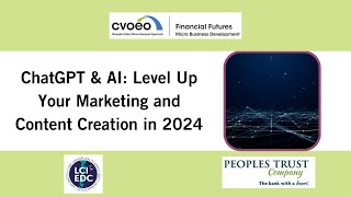 CVOEO  ChatGPT amp AI Level Up Your Marketing and Content Creation 2024 [upl. by Anahir]