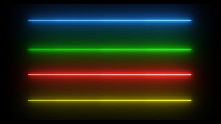 Neon Glow Effect  Light Lines  Glow Straight Line  Animated Line  Animation Footage [upl. by Trevah]