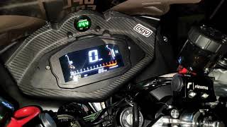 Pulsar RS 200 fully digital speedometer installation [upl. by Ailegna]