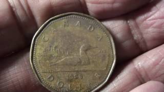 054 Rare Canadian One Dollar Coin of 1988 [upl. by Cirek]