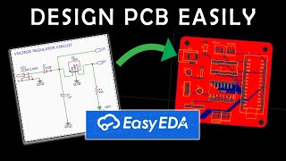 How to Design a PCB easily with EasyEDA amp JLCPCB  Complete Tutorial [upl. by Nidraj]