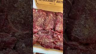 Making biltong with grass fed rump steaks🥩🇿🇦 [upl. by Donni]