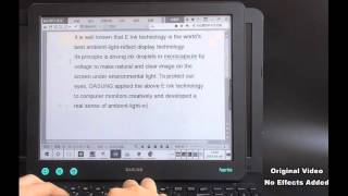 Typing on E Ink monitor [upl. by Jedd]