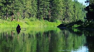 The Wood River in Klamath County Oregon located near Crater Lake National Park [upl. by Huskamp]