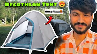 Decathlon Tent For Camping 😍 How to Setup tent  Best Tent Under 1000 [upl. by Ahsap786]