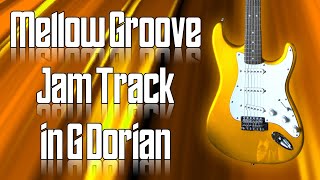 Mellow Groove Jam Track in G Dorian 🎸 Guitar Backing Track [upl. by Elwin]