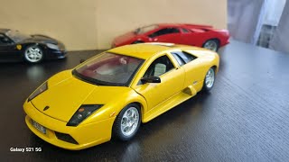 Kolekcionarski automobili Lamborghini Murcielago 2001 Burago 118 recenzija [upl. by Intirb501]