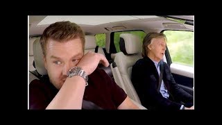 Paul McCartney made James Corden cry on Carpool Karaoke [upl. by Jacobo]