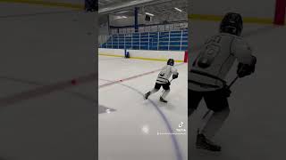 Power skating backwards crossovers powerskating hockey [upl. by Ymot340]