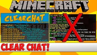 Minecraft Bukkit Plugin  Clear Chat  Tutorial [upl. by Nodearb]