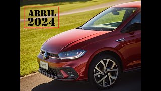 CARROS MAIS VENDIDOS DO BRASIL EM ABRIL 2024 [upl. by Margaretta]