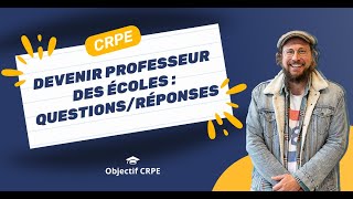 Devenir professeur des écoles  questionsréponses [upl. by Isman212]