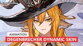 A Quick Look at Degenbrechers Halloween Skin  Arknights明日方舟 デーゲンブレヒャー ハロウィンコーデ [upl. by Okajima]