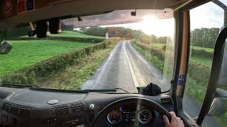 4K POV Driving an artic HGV from Trefeglwys to Caersws Wales [upl. by Donall]